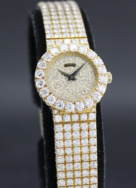 (image for) A 100% ORIGINAL PIAGET LADY SOLID 18K GOLD FULL DIAMOND
